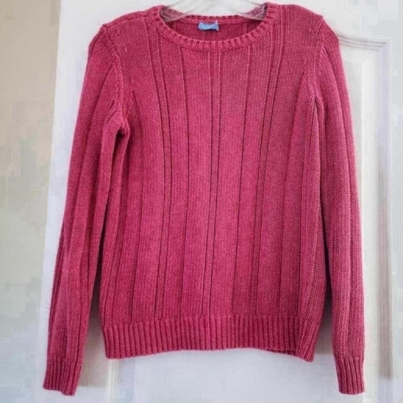 J. Mclaughlin Corin raspberry pink knit pullover sweater S - Picture 2 of 4
